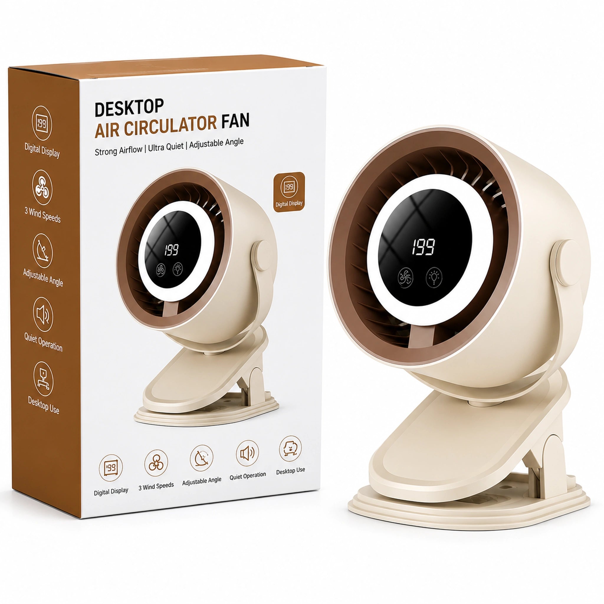 Smart AirFlow Fan with Digital Display