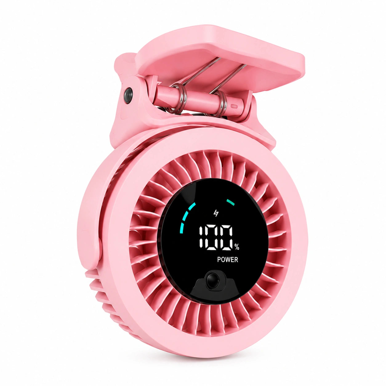 Portable Rechargeable Car Headrest Fan with Digital Display