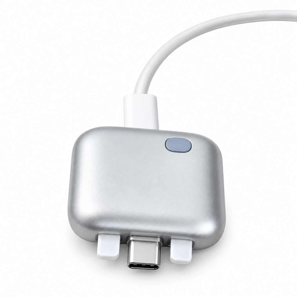 Smart Auto Stop Charging Adapter, USB-C Fast Charger with Physical Cut-Off, Automatic Power-Off Timer for Phone, Tablet & All USB Devices, Prevents Overcharging, Extends Battery Life