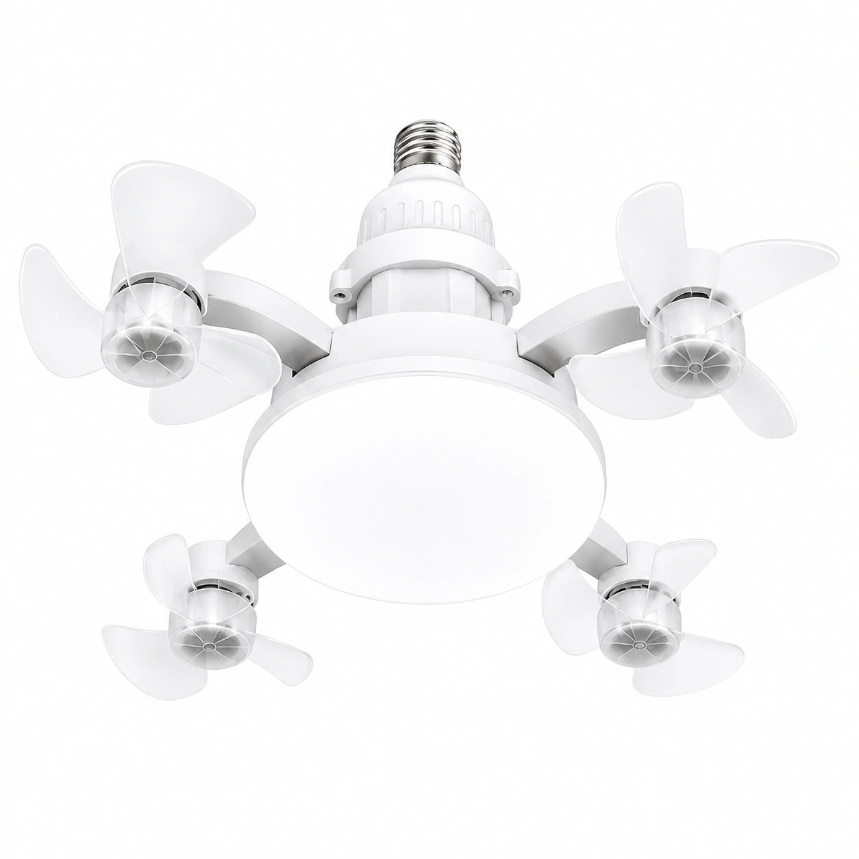 4-Head Socket Fan Light