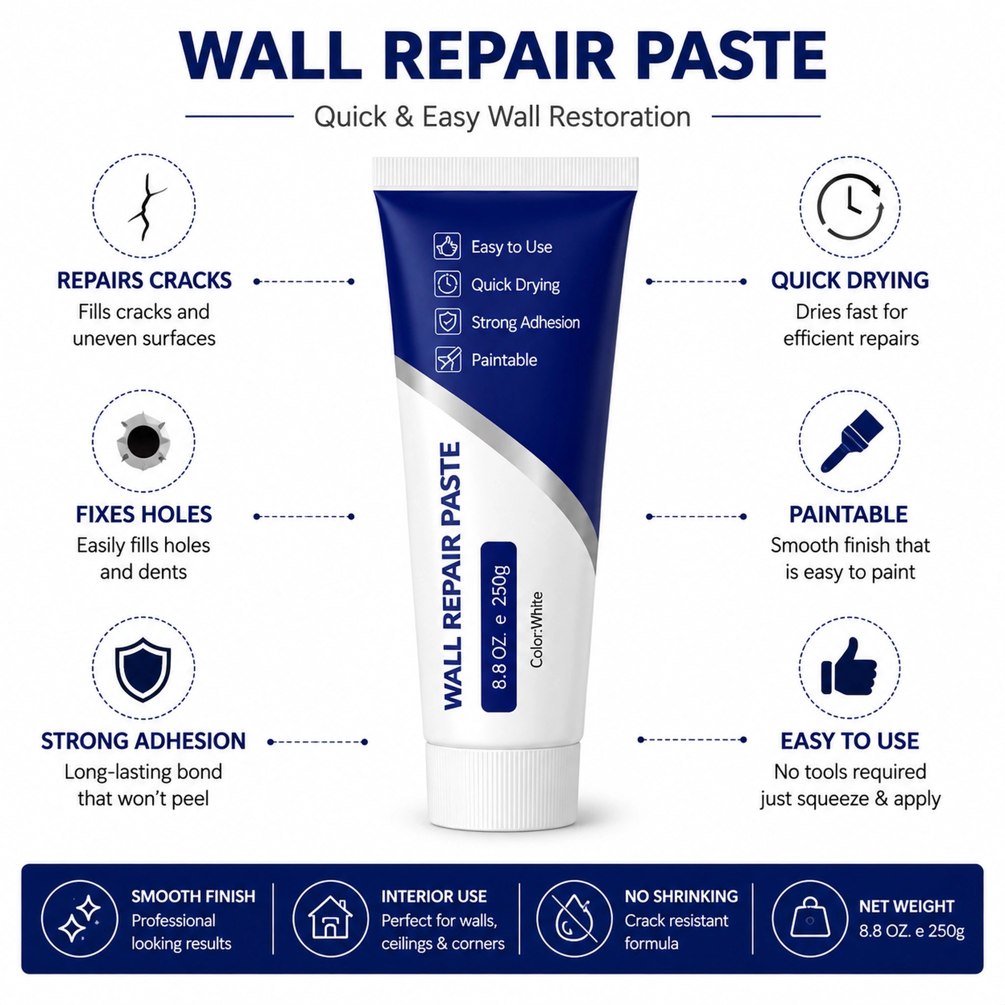Wall Repair Paste 250g